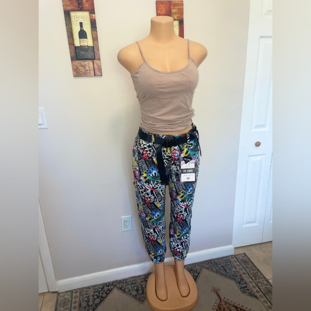 NWT VIP JEAN FASHION COLLECTION URBAN GRAFFITI STYLE SIZE 9/29 - Picture 7 of 8